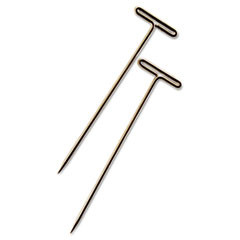 ADVANTUS CORPORATION 87T T-PINS,STEEL,SILVER,1 1/2,100/BOX"