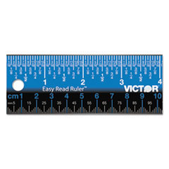 VICTOR TECHNOLOGIES EZ18SBL STAINLESS STEEL RULER,18", BLUE
