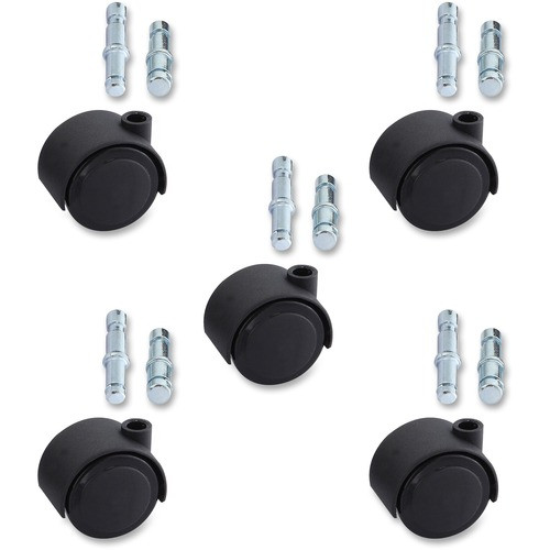 LORELL 33446 SOFT DELUXE CASTERS,40/ST, BLACK