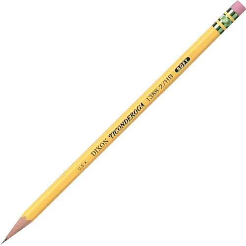 DIXON TICONDEROGA CO. 33904 TICONDEROGA PENCIL,NO.2 MED.SO',72 CT