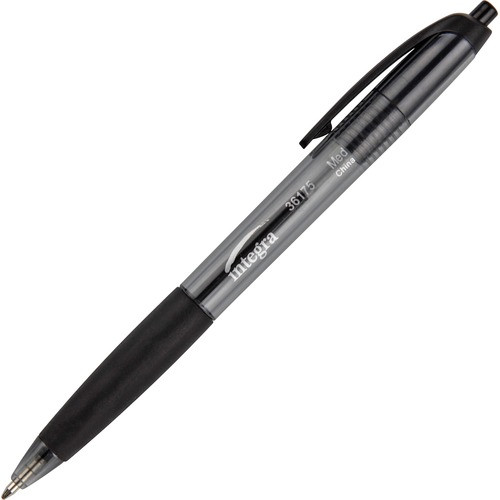 INTEGRA 36175 BALLPOINT PEN,RETRACT,NONREFILLABLE,MED