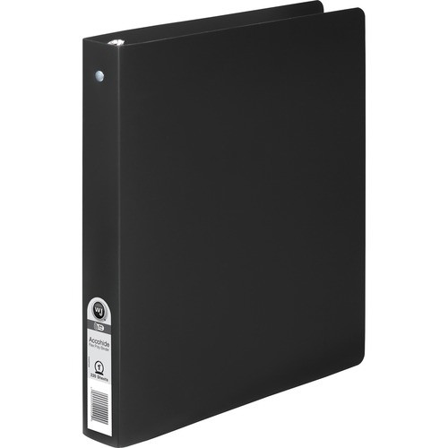 ACCO BRANDS USA LLC 39711 RING BINDER,SEMI-RIGID,1 ,8-1/2X11,BLACK