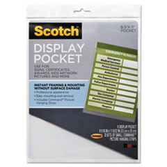 3M COMPANY WL854C DISPLAY POCKET,REMOVABLE FASTENERS