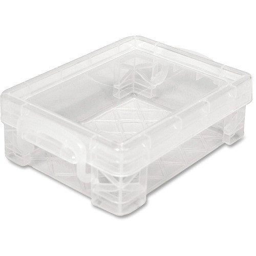 ADVANTUS CORPORATION 40311 STACKABLE CRAYON BOX,CLEAR