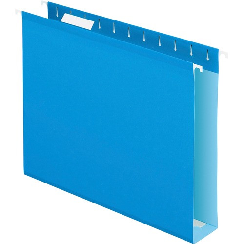 PENDAFLEX 4152X2BLU BOX BOTTOM FOLDERS,LETTER, 25/BX, BLUE