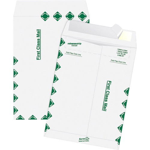 QUALITY PARK R1800 FIRST CLASS MAILER,WHITE,100/BOX