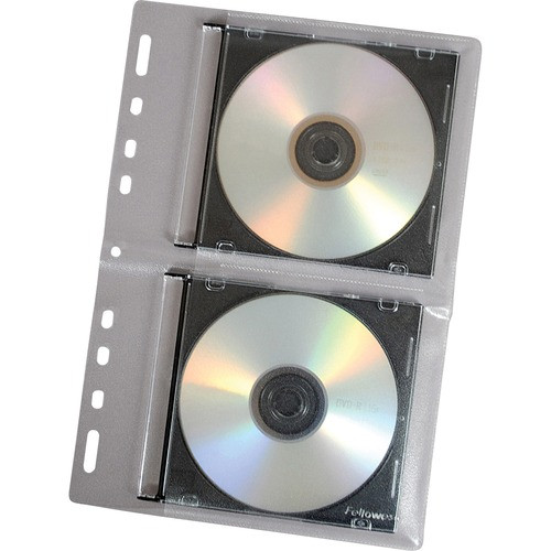 FELLOWES 95304 CD/DVD STORAGE CASE,CLEAR,10/PACK