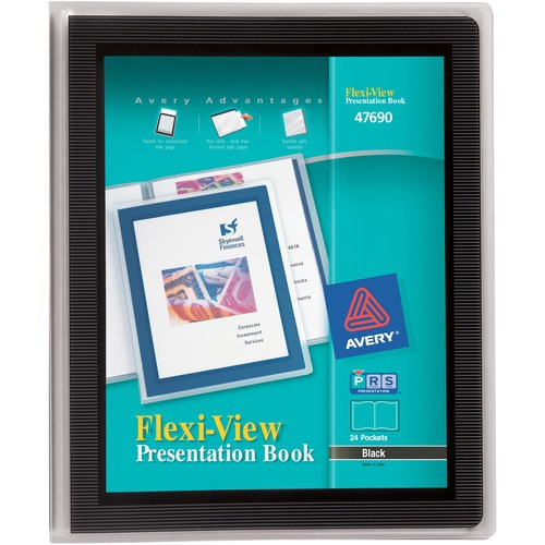 AVERY 47690 BOOK,PRESNTATION,VW,BK,24PG