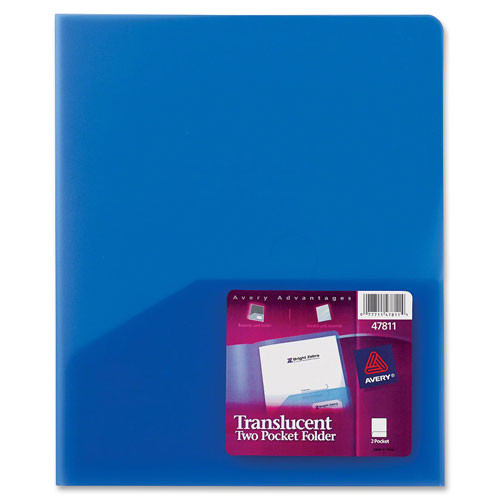 AVERY 47811EA AVERY  2-POCKET FOLDER, LTR, 20 SHT CAP.