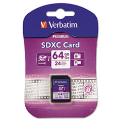 VERBATIM 97466 FLASH MEMORY CARD - 64 GB - SDXC MEMORY 