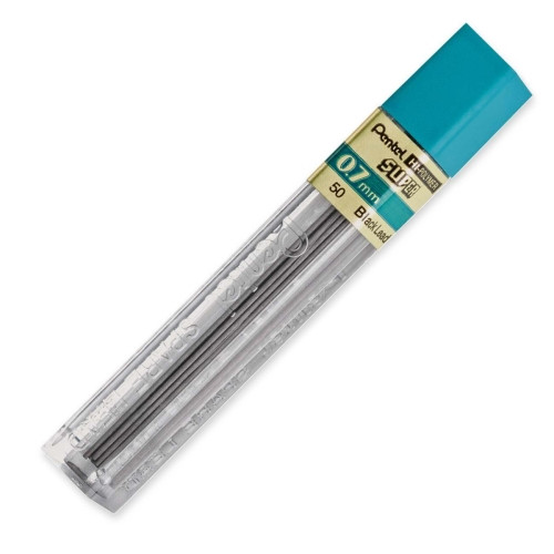 PENTEL 502B LEAD,0.7MM,2B,12CT