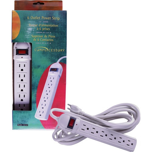 COMPUCESSORY 55157 COMPUCESSORY  POWER STRIP,6 OUTLET,BUILT