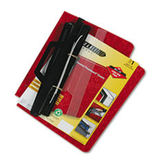 ACCO BRANDS USA LLC 55261 EXPANDABLE BINDER,PRESSBOARD COVER,RED