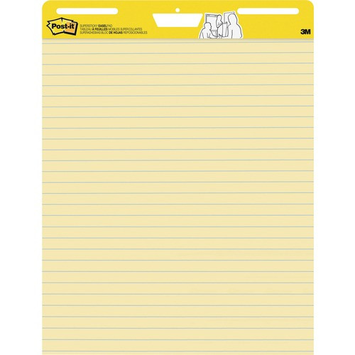 3M 561 RULED EASEL PAD YELLOW 25 IN X 30 IN