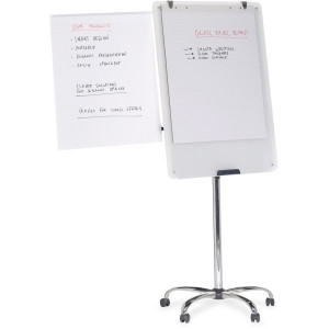 BI-SILQUE VISUAL COMMUNICATION PRODUCTS GEA4850116 GLASS MOBILE EASEL 27 X 39 700 X 1000