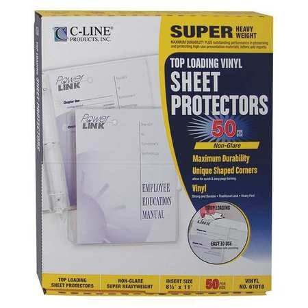 C-LINE PRODUCTS 61018 PROTECTOR,SHEET,VINYL,NONGL