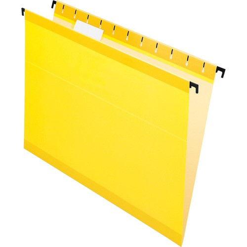 PENDAFLEX 615215YEL PENDAFLEX  HANGING FILE FOLDERS,1/5 TABS