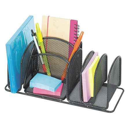SAFCO 3251BL ORGANIZER, MESH DESK DLX