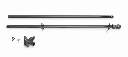 VALLEY FORGE FLAG CO AAS6-BLACK ALL AMER.BLK 2PC.6FT POLE/BRKT