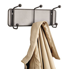 SAFCO 6402BL RACK,ONYX,MESH,WALL,3HOOK