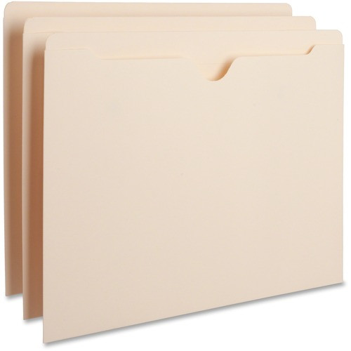 BUSINESS SOURCE 65796 FILE POCKET,50 CAP.,LETTER,100/BX,MLA