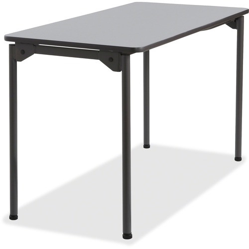 ICEBERG 65807 WOOD FOLDING TABLE,ICEBERG,24"X48",GRAY