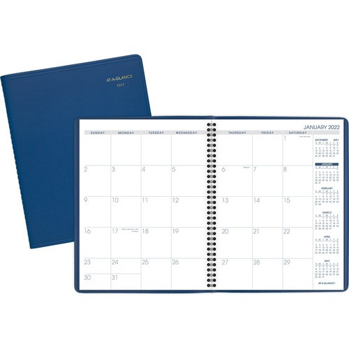 AT-A-GLANCE 7012420 MONTHLY PLANNER,12 MTHS JAN-DEC,2PPM