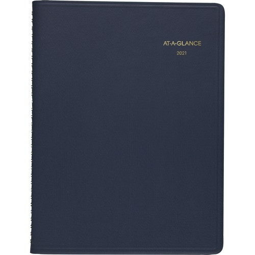 AT-A-GLANCE 70-950-20 WEEKLY APPOINTMENT BOOK,JAN-JAN,NAVY