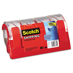 3M COMPANY 38504RD TAPE,PACKAGING,W/DISP,4PK