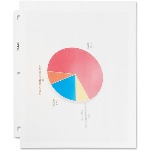 BUSINESS SOURCE 74449 BUSINESS SOURCE  SHEET PROTECTORS,TOP LO