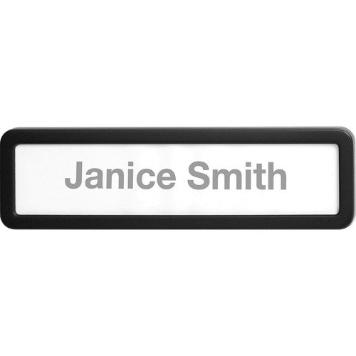 LORELL 80669 LORELL  PLASTIC CUBICLE NAMEPLATE, PLAST