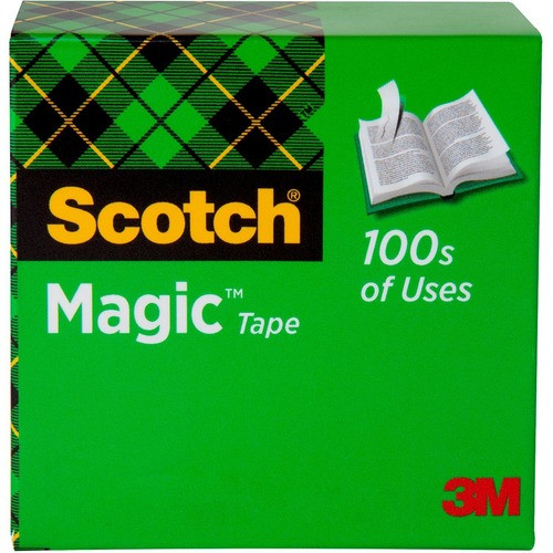 3M 810121296 3M  MAGIC TAPE, 1" CORE, 1/2"X1296", 1/P
