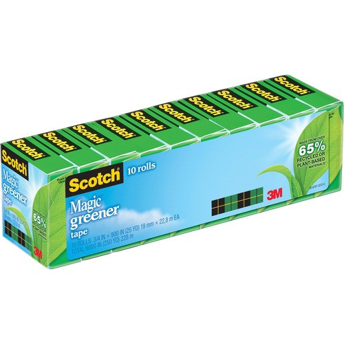 3M 81210P 3M  TAPE, ECO-FRIENDLY, 1" CORE 3/4"X900