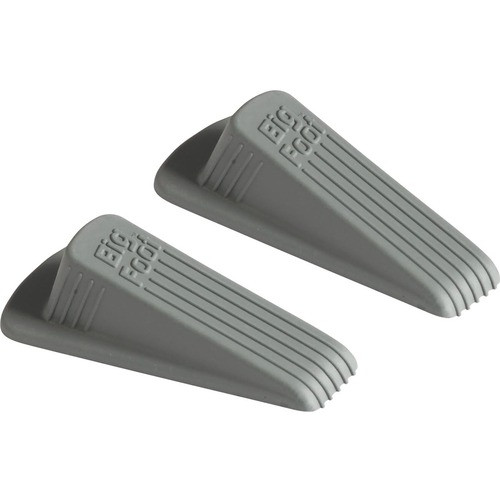 MASTER CASTER 00972 NO-SLIP RUBBER WEDGE,GRAY,2/PACK