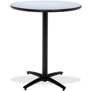 KFI T42RD-B2125-38-GYN BISTRO TABLE,GREY NEBULA,42"DX42"H