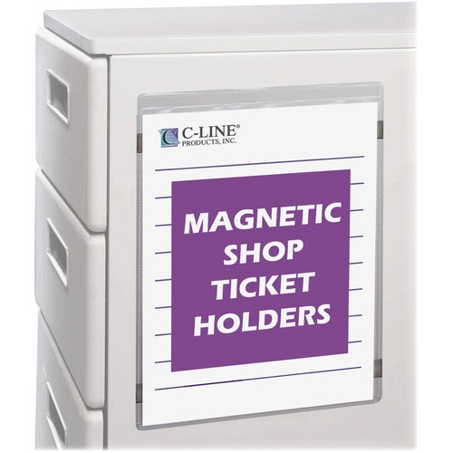 C-LINE PRODUCTS 83911 HOLDER,SHOPTICKT,MAGNTC,LTR