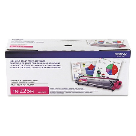 BROTHER BRT-TN225M HIGH-YIELD TONER,MAGENTA