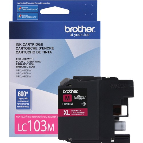 BROTHER LC103M CARTRIDGE,INK,600 PG,MA