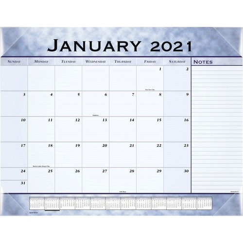AT-A-GLANCE 89701 DESK PAD CALENDAR,12 MONTH JAN DEC