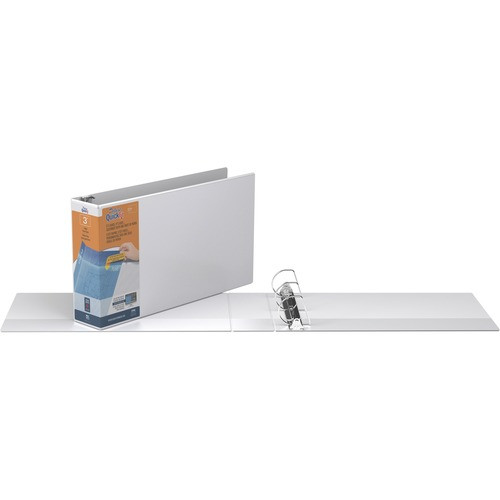 STRIDE, INC. 94050 LEDGER BINDER,3",11"X17" SHT SIZE,WHITE