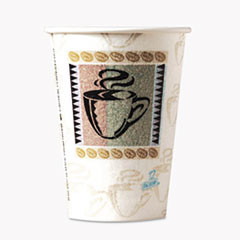 DIXIE PAPER PRODUCTS 5342CD-PK HOT CUPS, PAPER, 12OZ, COFFEE DREAMS DES