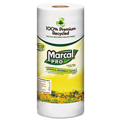MARCAL MANUFACTURING, LLC MAC 630 PREMIUM RECYCLED TOWELS 2-PLY PK30