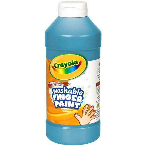 CRAYOLA 551316042 WASHABLE FINGERPAINT,BLUE,16 OZ