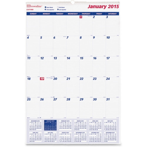 REDIFORM C171105 MONTHLY WALL CALENDAR
