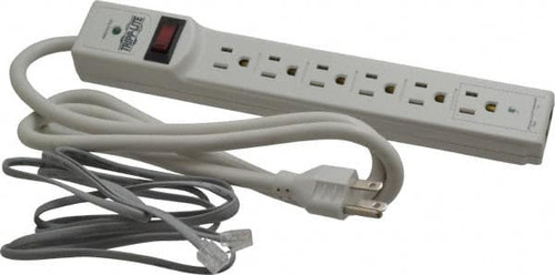 TRIPP LITE TLP604TEL 6 OUTLETS, 120 VOLTS, 15 AMPS, 4' CORD, 