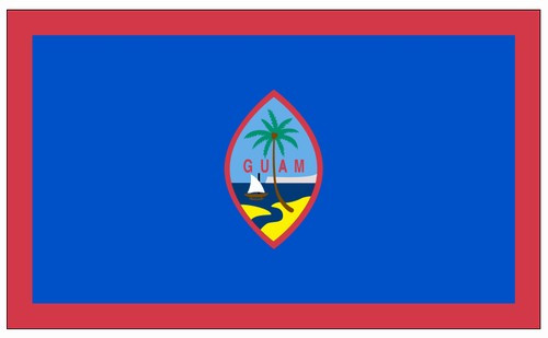 VALLEY FORGE FLAG CO 58222520 SPECTRAMAX 5'X8' NYLON GUAM FLAG