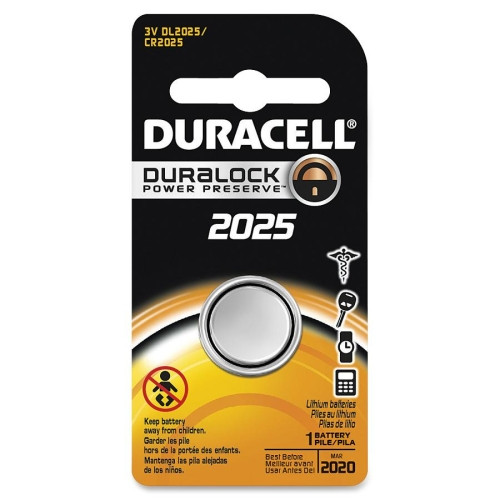 DURACELL DL2025BPK SECURITY LITHIUM BATTERIES,3 VOLT