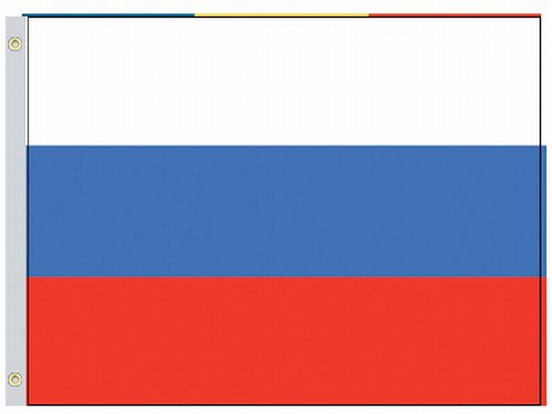VALLEY FORGE FLAG CO 58224495 PERMA-NYL 5'X8' NYLON RUSSIA FLAG
