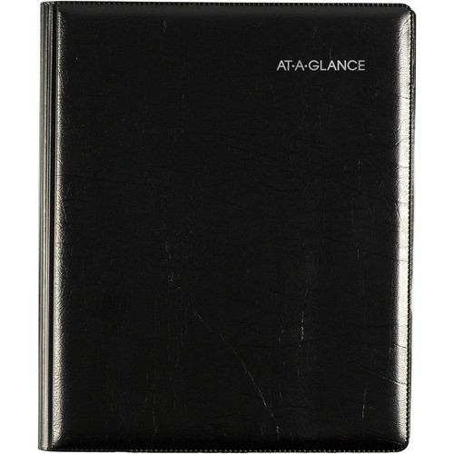 AT-A-GLANCE G545-00 WEEKLY EXECUTIVE PLANNER,JAN-DEC,BLACK