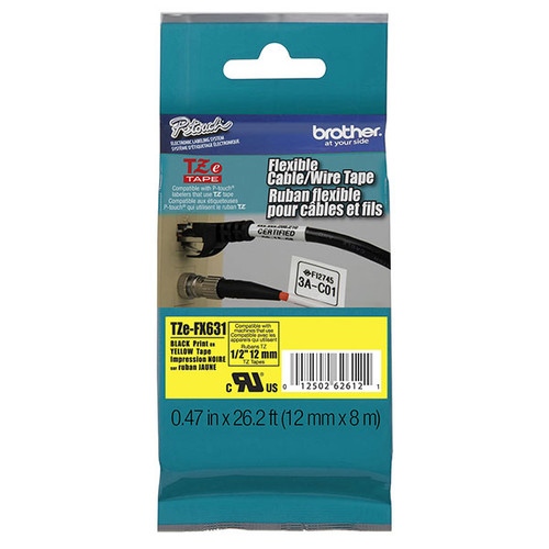 BROTHER TZEFX631 LAMINATED TAPE